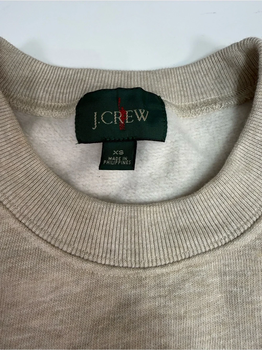 J. Crew Light Beige Crewneck Sweatshirt